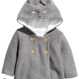 Childs Grey Soft Knit Cardigan    Size 1 1/2-2yr